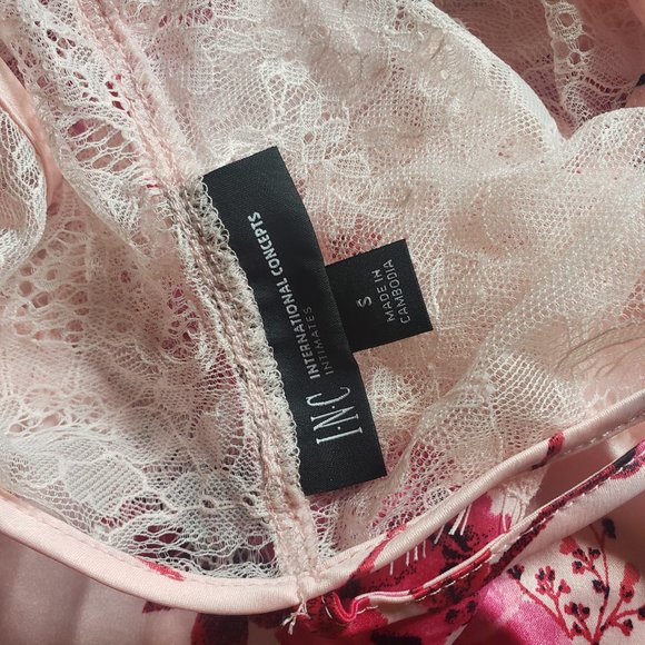 Inc Floral-Print Lace Chemise Nightgown, Small - Picture 2 of 4